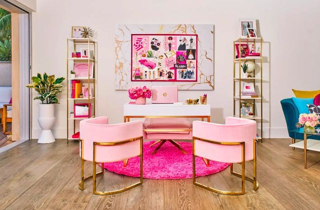 pink furniture