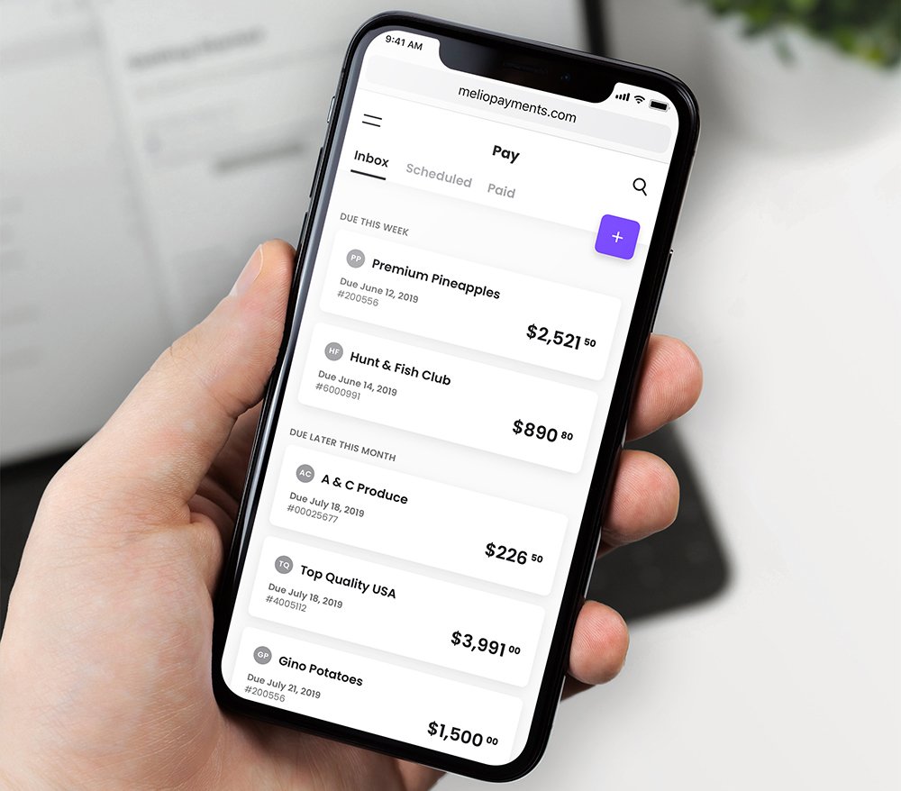Melio Small Business Accounts Payable Solution