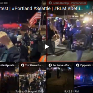 Portland Protest Streaming Live from the streets in Oregon