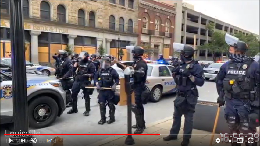 Louisville Kentucky protest and rioting live stream