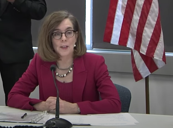 Gov. Kate Brown puts troopers and Sheriffs office in charge on election night—and okays the use of dangerous tear gas.