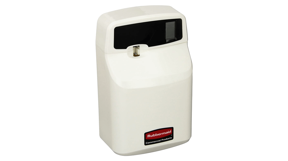 Rubbermaid Commercial FG516900OWHT SeBreeze 9000 Programmable Plus Metered Aerosol Odor Control Dispenser (1)