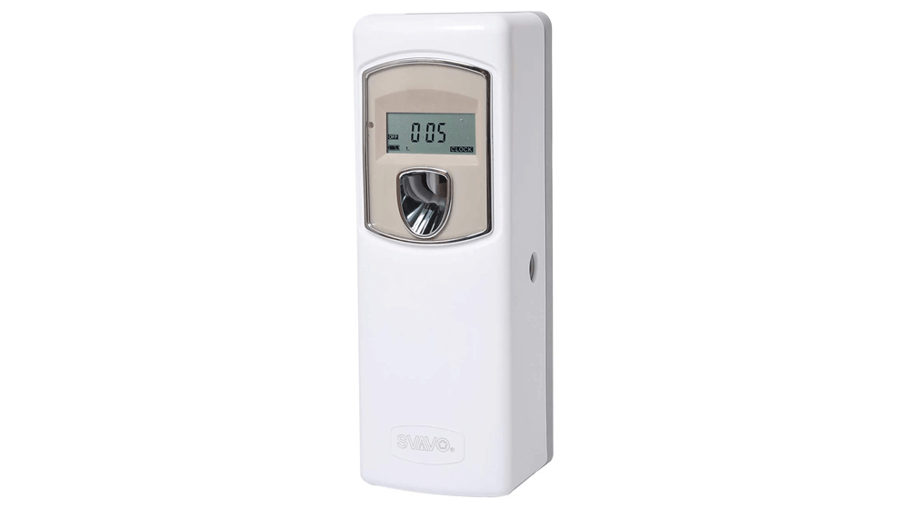 SVAVO Automatic LCD Fragrance Dispenser - Wall Mount-Free Standing ABS Auto Air Freshener Dispenser