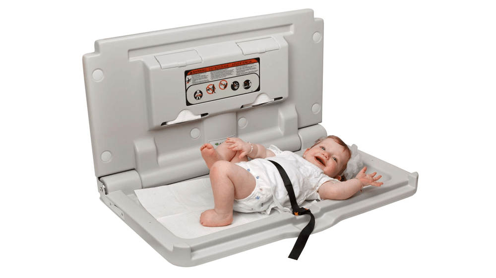 Alpine Industries Wall Mounted Baby Changing Station