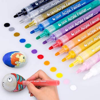 Morfone acrylic paint marker pens