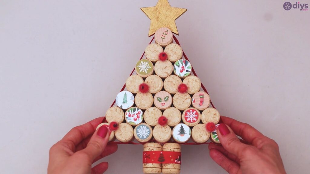 Wine cork christmas tree