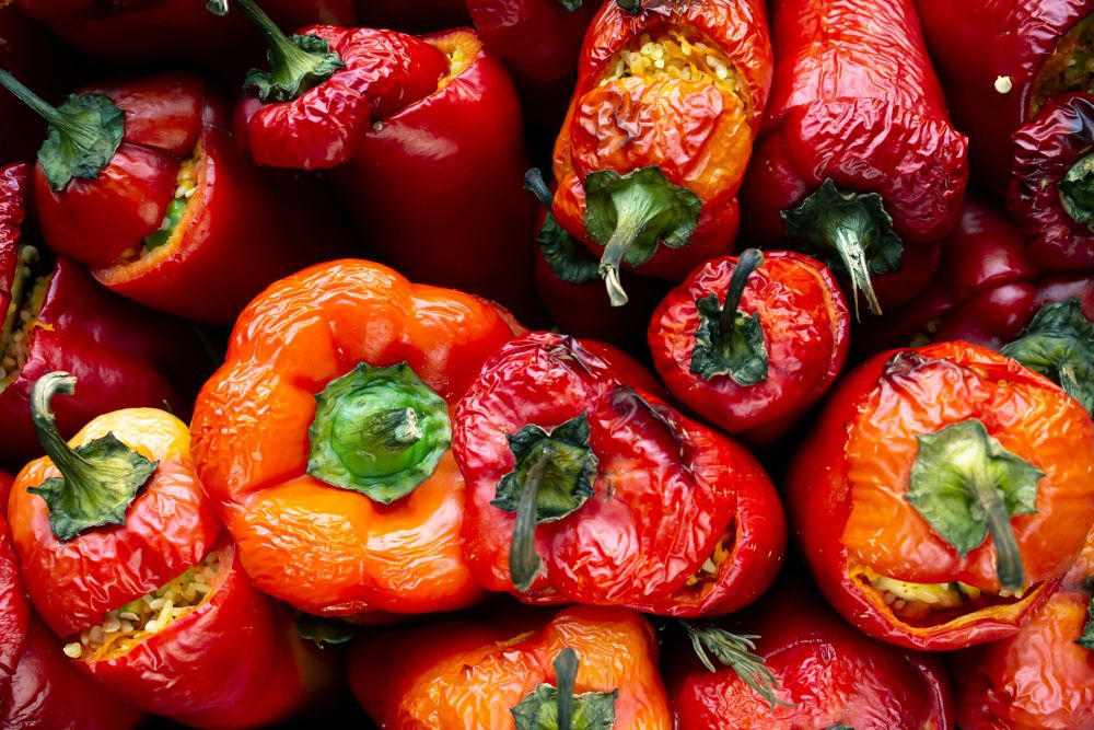 How to freeze roasted red peppers