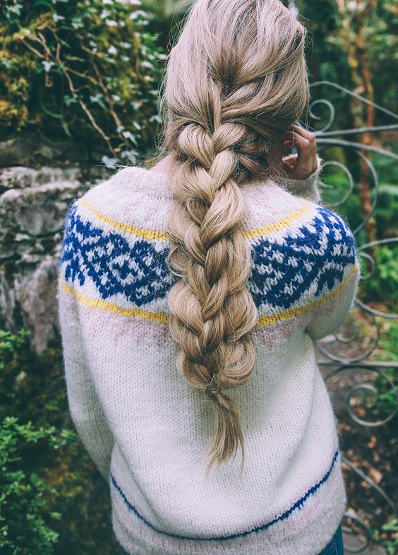 Nice Hairstyle with Textured Double Braid