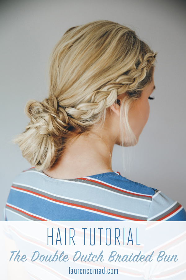 Diy double dutch braid