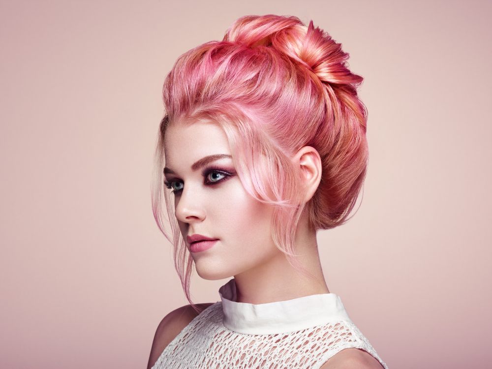 Pretty Pink Hairstyle