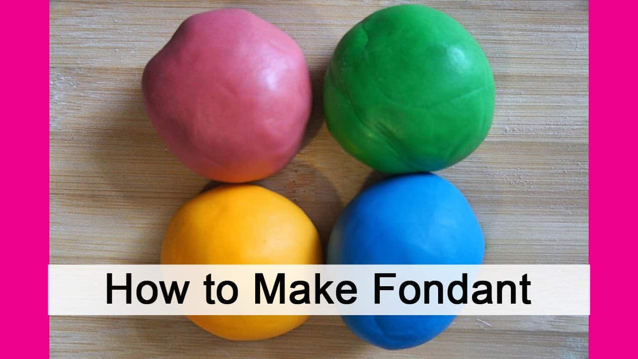 How to make colourful fondant