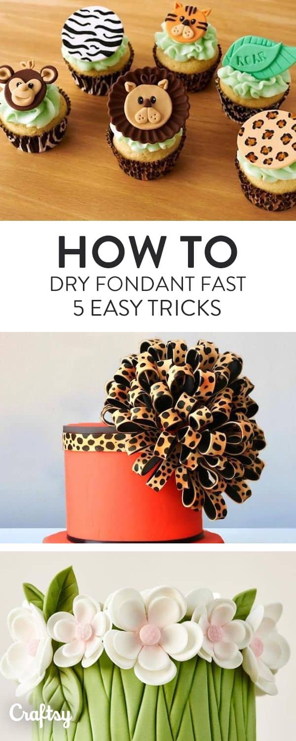 Tricks for drying fondant when you make shapes