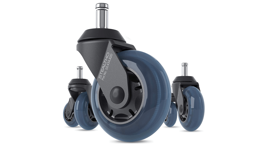 STEALTHO Patented Replacement Office Chair Caster Wheels