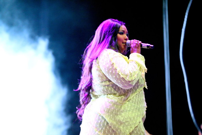 Lizzo performing onstage at SXSW 2022.