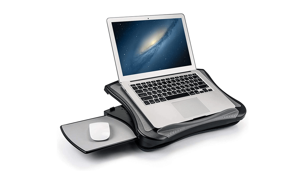 MAX SMART Laptop Lap Pad Laptop Stand with Attached Mouse Pad