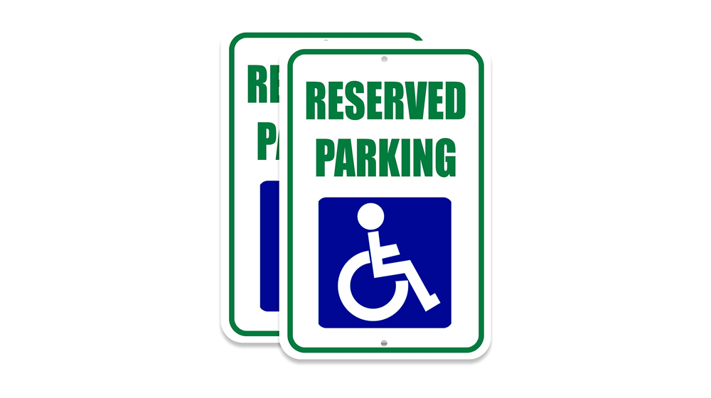 Handicap Reserved Parking Sign