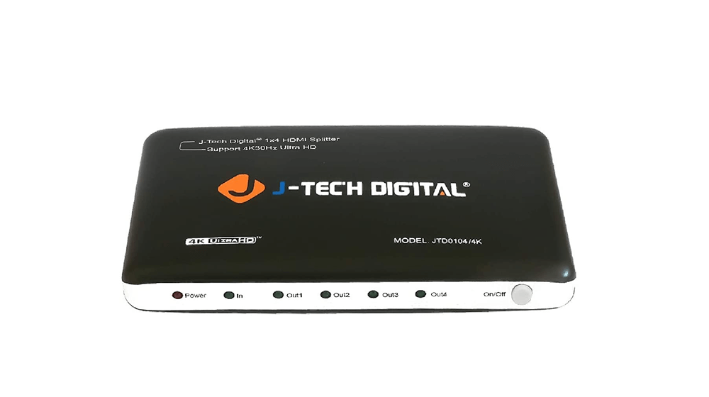 J-Tech Digital JTD0104, 4K Most Advanced 4 Ports