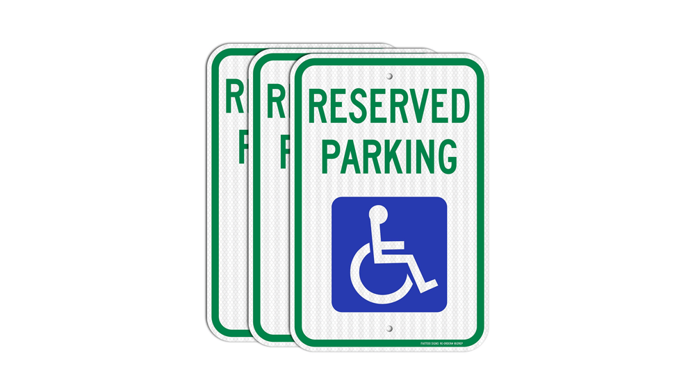 Reserved Parking Sign