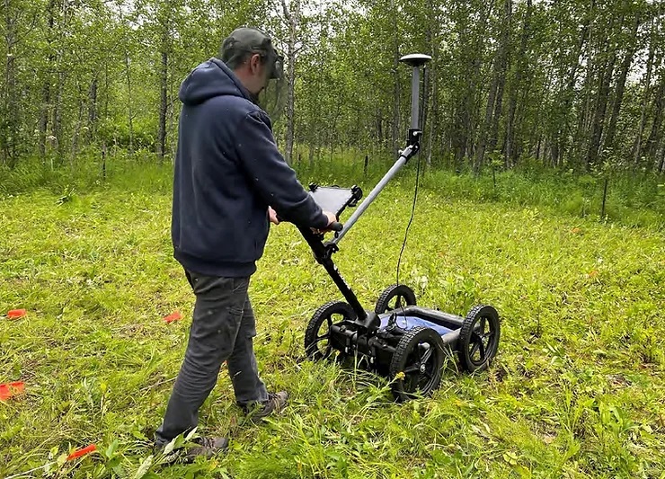 a ground-penetrating radar