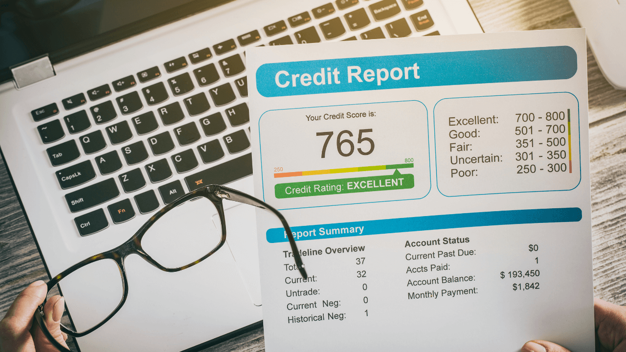 Person monitoring their business credit report