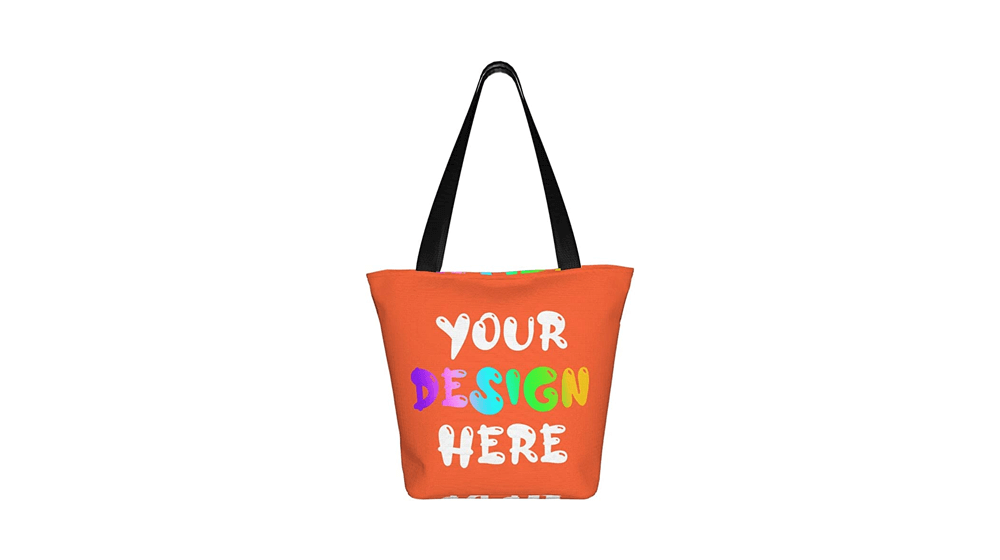 Custom Tote Bag Design Photo Text Personalized Shoulder Bags