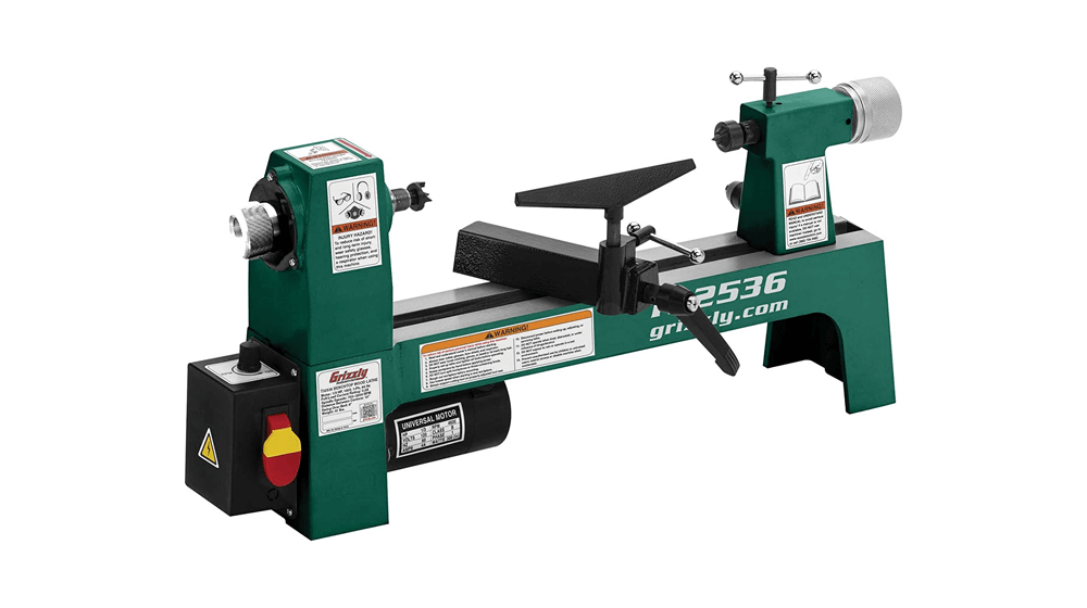 Grizzly Industrial T32536 8-inch x 13-inch Benchtop Wood Lathe